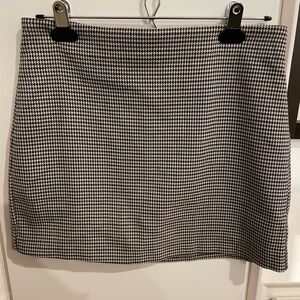 Houndstooth skirt from mango